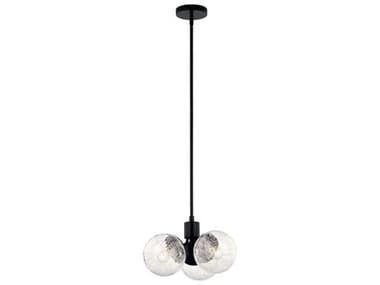 Kichler Silvarious 3-Light Black Pendant KIC52700BK