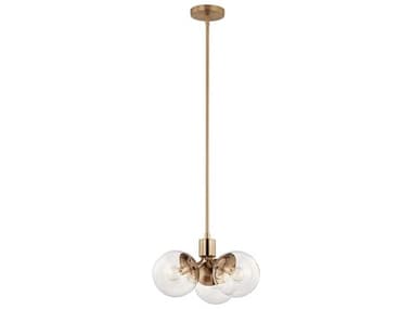 Kichler Silvarious 3-Light Champagne Bronze Pendant KIC52700CPZCLR