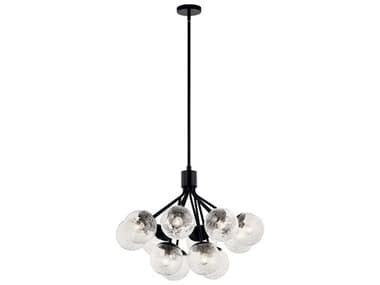 Kichler Silvarious 12-Light Black Chandelier KIC52701BK