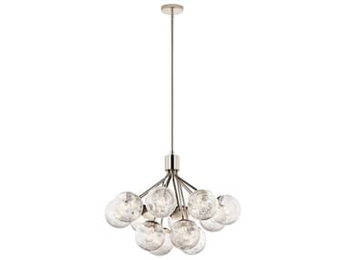 Kichler Silvarious 12-Light Polished Nickel Chandelier KIC52701PN