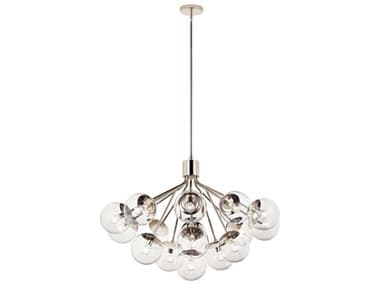 Kichler Silvarious 16-Light Polished Nickel Chandelier KIC52702PNCLR