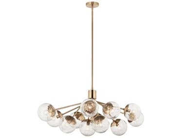 Kichler Silvarious 12-Light Champagne Bronze Chandelier KIC52703CPZ