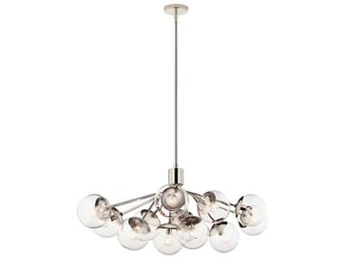 Kichler Silvarious 12-Light Polished Nickel Chandelier KIC52703PNCLR