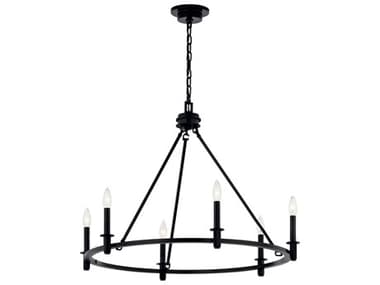 Kichler Carrick 6-Light Black Chandelier KIC52705BK