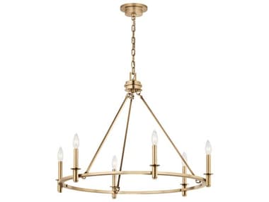 Kichler Carrick 6-Light Champagne Bronze Chandelier KIC52705CPZ