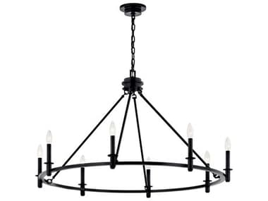 Kichler Carrick 8-Light Black Chandelier KIC52706BK