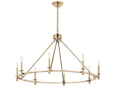 Kichler Carrick 8-Light Champagne Bronze Chandelier KIC52706CPZ