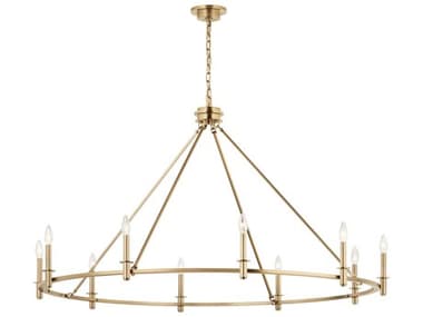 Kichler Carrick 54" Wide 10-Light Champagne Bronze Chandelier KIC52707CPZ