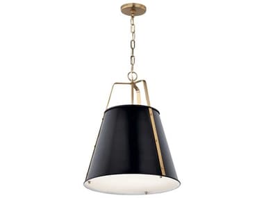 Kichler Etcher 2-Light Black Pendant KIC52711BK