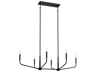 Kichler Madden 6-Light Black Island Pendant KIC52721BK