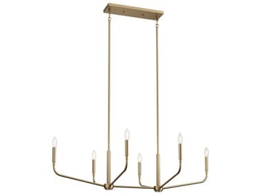 Kichler Madden 45" 6-Light Champagne Bronze Island Pendant KIC52721CPZ