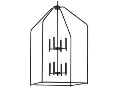 Kichler Madden 8-Light Black Tiered Pendant KIC52724BK