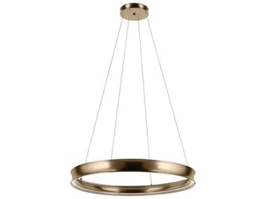 Kichler Larousse 1-Light Champagne Bronze Round Pendant KIC52747CPZLED
