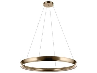 Kichler Larousse 1-Light Champagne Bronze Round Pendant KIC52748CPZLED