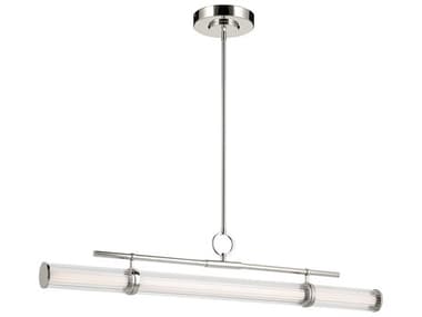 Kichler Riven 1-Light Polished Nickel Linear Island Pendant KIC52753PNLED