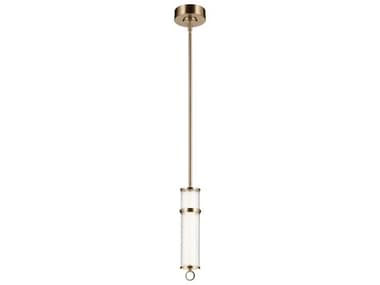 Kichler Riven 1-Light Champagne Bronze Cylinder Mini Pendant KIC52755CPZLED