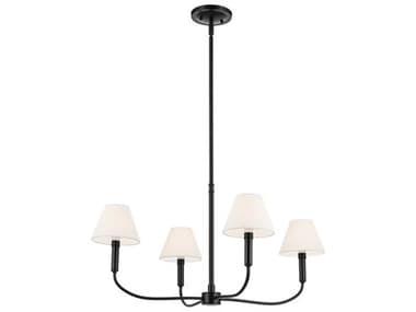 Kichler Eadie 4-Light Black Candelabra Chandelier KIC52766BK