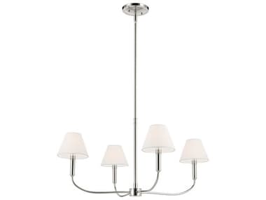 Kichler Eadie 4-Light Polished Nickel Candelabra Chandelier KIC52766PN
