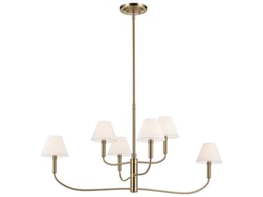 Kichler Eadie 6-Light Champagne Bronze Tiered Island Pendant KIC52767CPZ