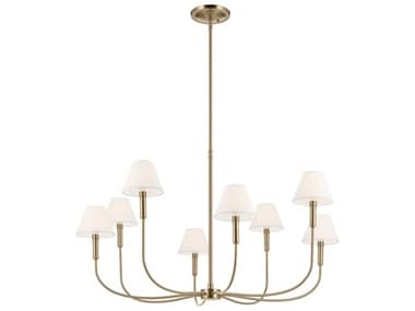 Kichler Eadie 8-Light Champagne Bronze Candelabra Chandelier KIC52769CPZ