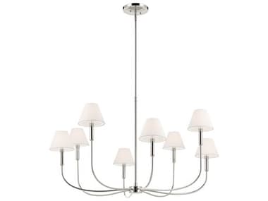 Kichler Eadie 8-Light Polished Nickel Candelabra Chandelier KIC52769PN