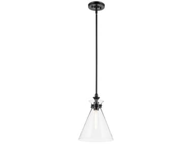 Kichler Laria 1-Light Black Mini Pendant KIC52774BKCLR
