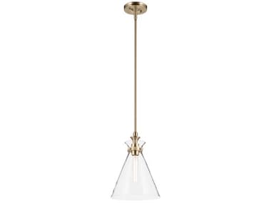 Kichler Laria 1-Light Champagne Bronze Mini Pendant KIC52774CPZCLR