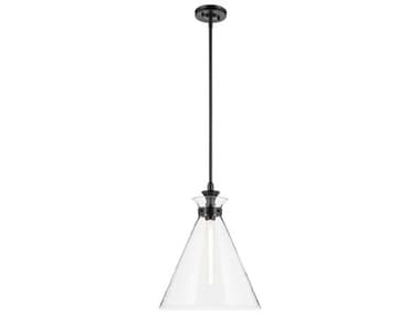 Kichler Laria 1-Light Black Pendant KIC52775BKCLR