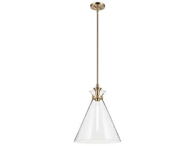 Kichler Laria 1-Light Champagne Bronze Pendant KIC52775CPZCLR