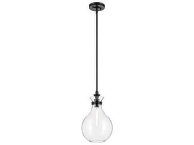 Kichler Laria 1-Light Black Mini Pendant KIC52776BKCLR
