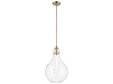 Kichler Laria 1-Light Champagne Bronze Pendant KIC52777CPZCLR