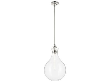 Kichler Laria 1-Light Polished Nickel Pendant KIC52777PNCLR