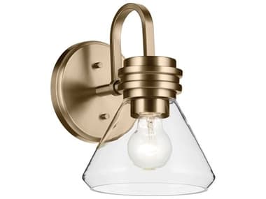 Kichler Farum 1-Light Champagne Bronze Wall Sconce KIC55153CPZCLR