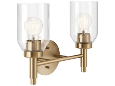 Kichler Madden 2-Light Champagne Bronze Vanity Light KIC55184CPZ