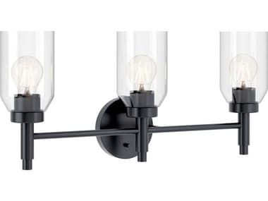 Kichler Madden 3-Light Black Vanity Light KIC55185BK