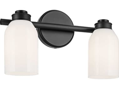 Kichler Shae 2-Light Black Vanity Light KIC55201BK