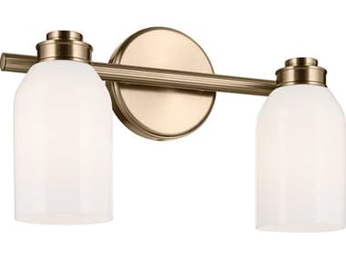 Kichler Shae 2-Light Champagne Bronze Vanity Light KIC55201CPZ