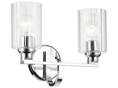 Kichler Gioe 2-Light Chrome Vanity Light KIC55225CHFLU