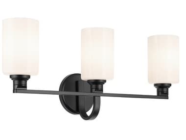 Kichler Gioe 3-Light Black Vanity Light KIC55226BK