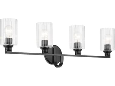 Kichler Gioe 4-Light Black Vanity Light KIC55227BKFLU