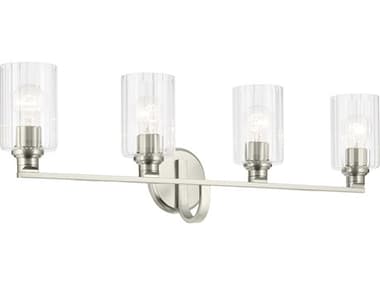 Kichler Gioe 4-Light Brushed Nickel Vanity Light KIC55227NIFLU