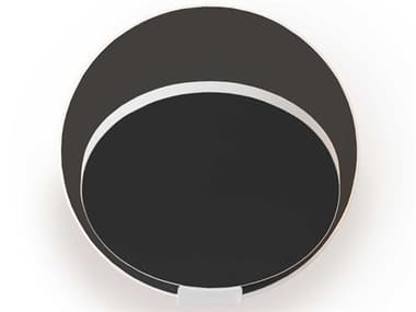 Koncept Gravy Matte White Metallic Black Wall Sconce KONGRWMWTMBK