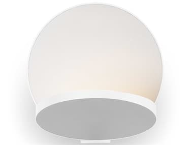 Koncept Gravy Matte White Silver Wall Sconce KONGRWMWTSIL