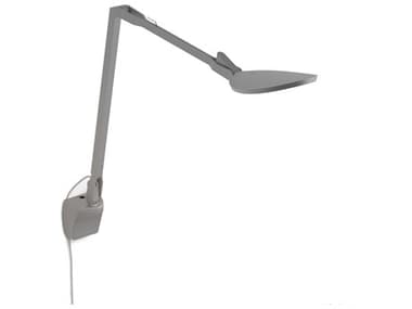 Koncept Splitty Silver LED Desk Lamp with Wall Mount KONSPYWSILWAL