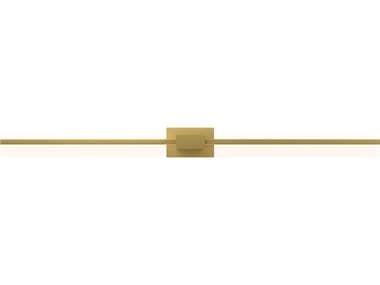 Koncept Z-bar 4&quot; Tall Gold LED Wall Sconce KONZBW364CMSWGLD