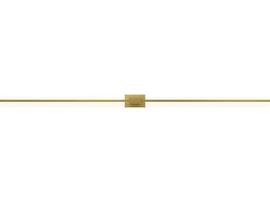 Koncept Z-bar 4&quot; Tall Gold LED Wall Sconce KONZBW604CMSWGLD