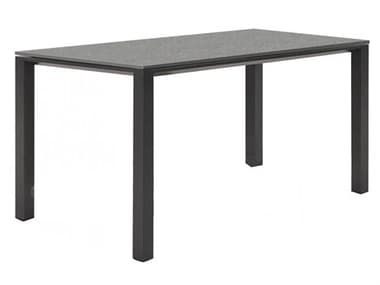 Kettler Concept Aluminum Lava Rectangular Ceramic Top Outdoor Patio Dining Table KR0160205241