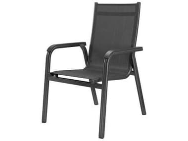 Kettler Basic Plus Aluminum Gray Stackable Patio Dining Arm Chair KR3012027000