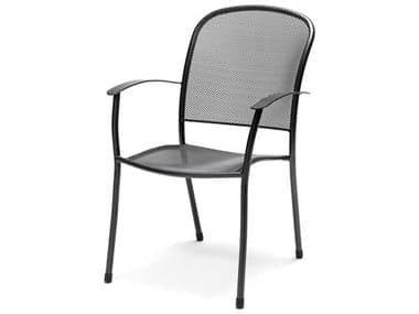 Kettler Caredo Wrought Iron Stackable Outdoor Dining Arm Chair KRC06010200