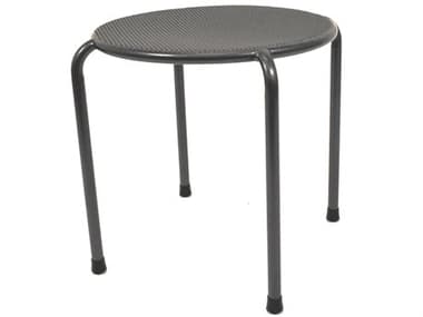 Kettler Wrought Gray Round Patio End Table KRC44110200